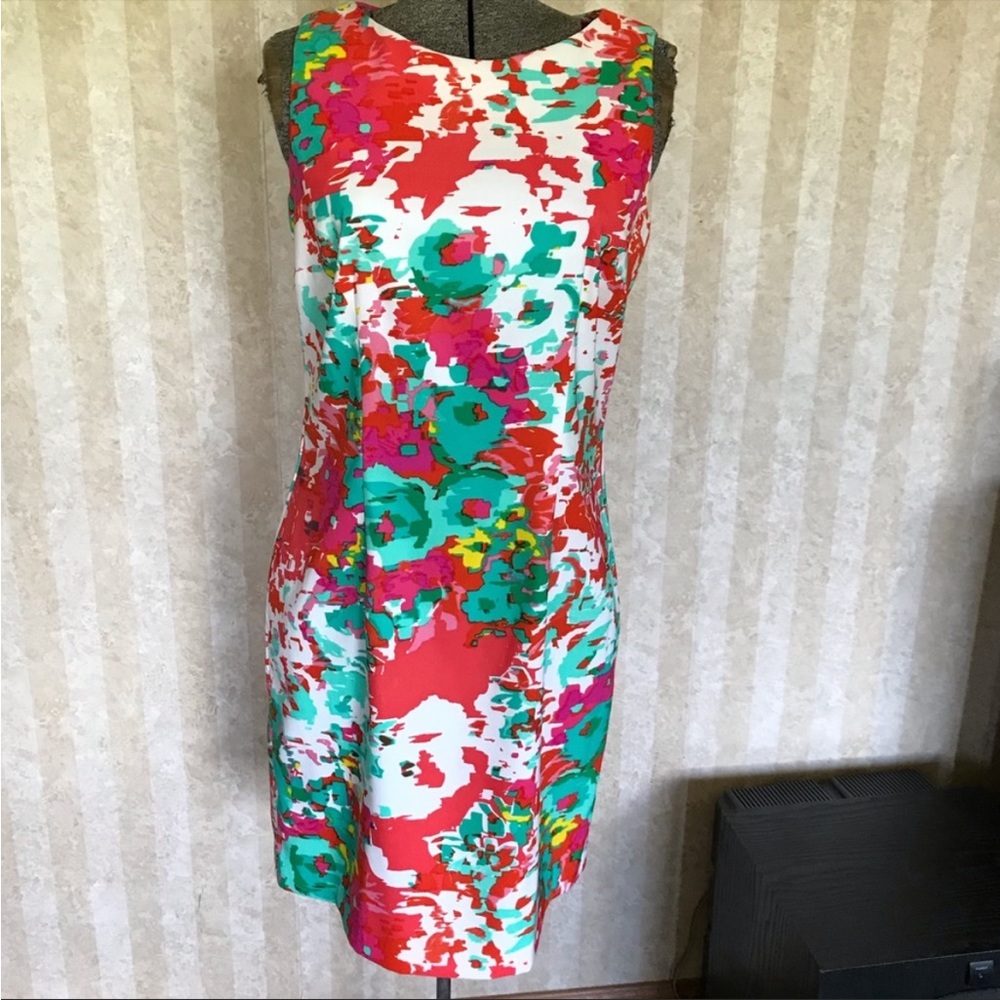 Alyx Sleeveless Floral Print Sheath Dress